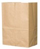 008082 - 1/6 57# Brown Paper Grocery Sack 