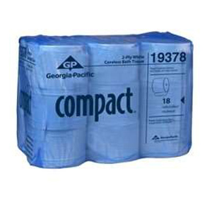 374103 - Compact® High Capacity Coreless White 2-Ply Bath Tissue