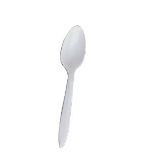 310013 - DART WHT TEASPOON MED WT POLYPRO 